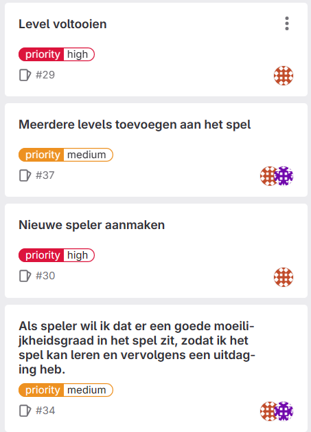User Stories Done2